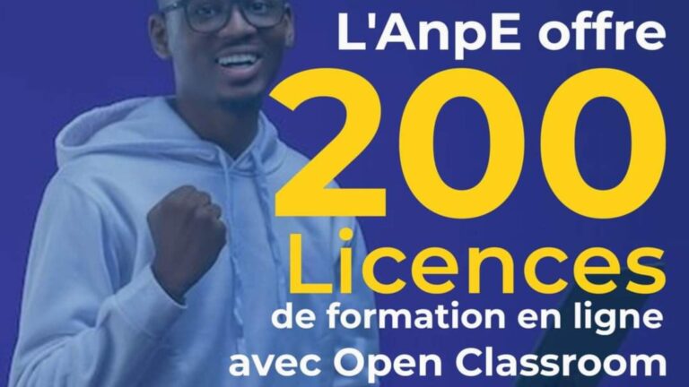 Lire la suite à propos de l’article [Formation] 200 licences OpenClassrooms offertes par l’ANPE Bénin